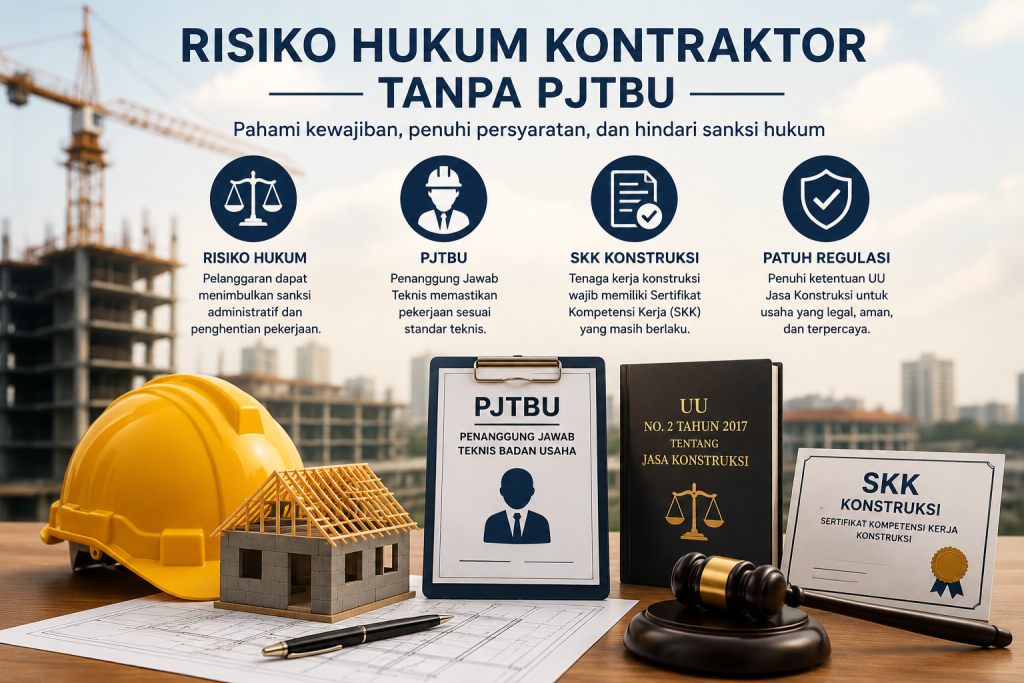 Risiko hukum kontraktor tanpa PJTBU