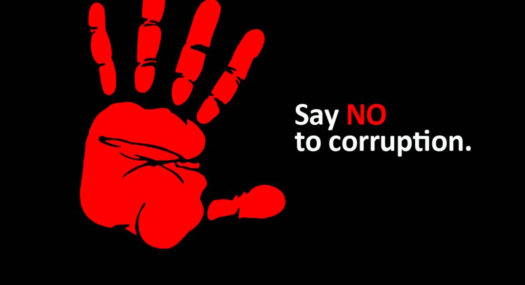 no to corruption